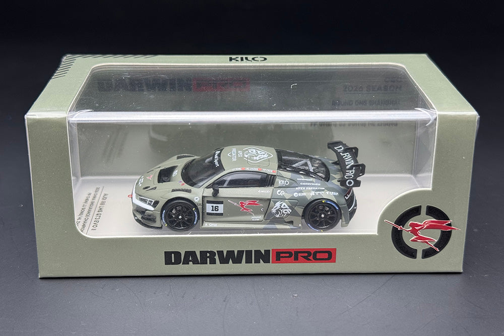 1/64 Kilo x DarwinPRO Audi R8 LMS GT3 EVO II CEC 2026 Military Green Kengfai