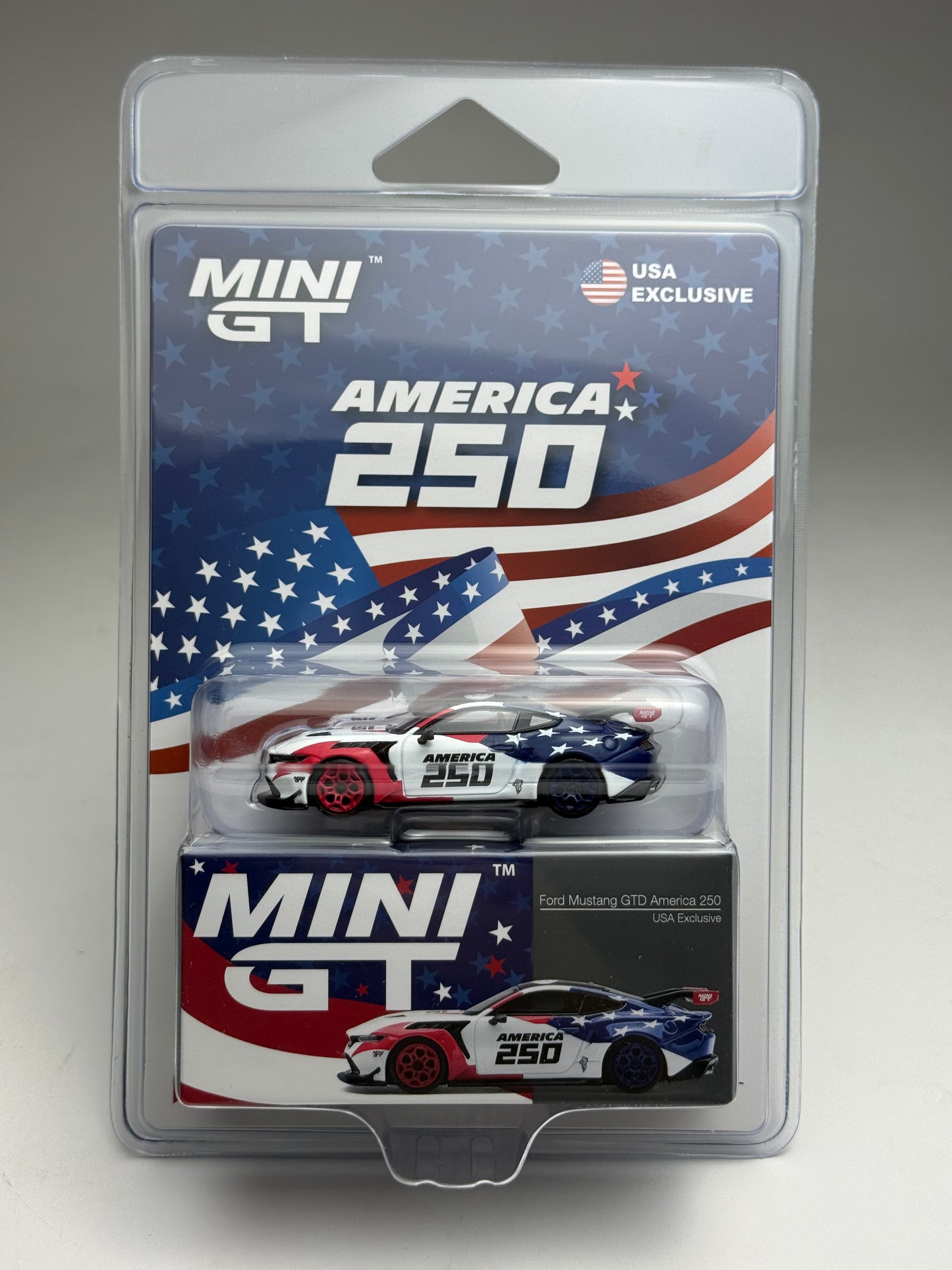 1/64 Mini GT 1301 American 250 Years Ford Mustang GTD