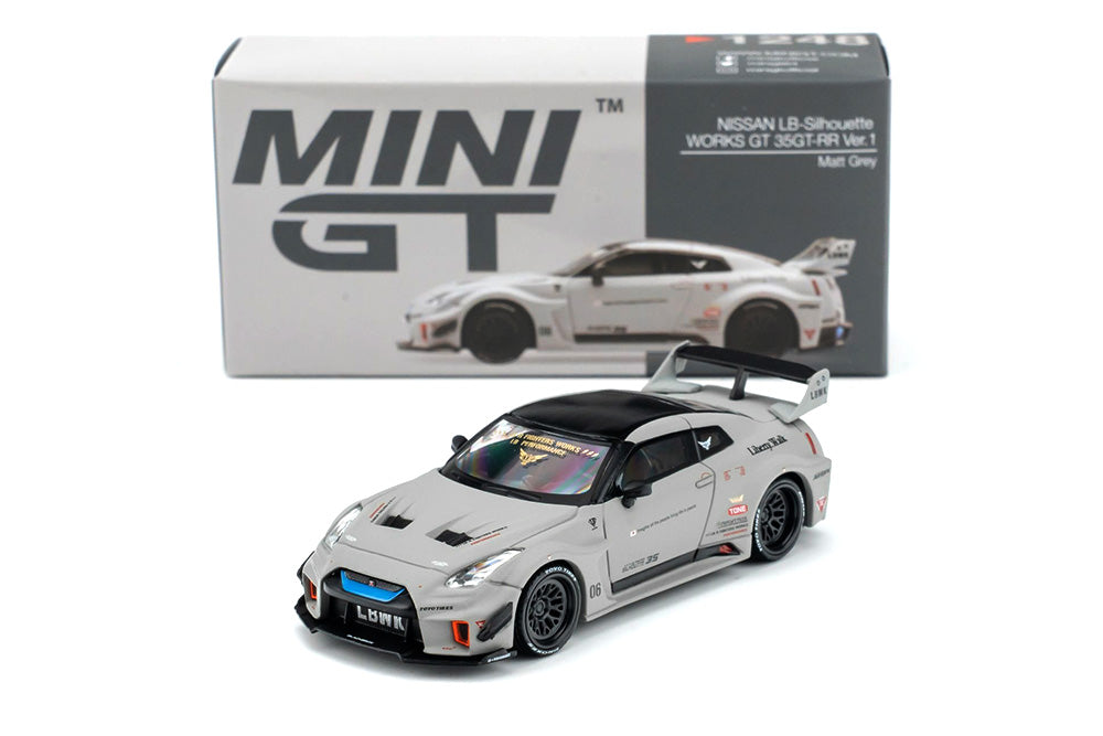 1/64 Mini GT 1248 Nissan LB-Silhouette WORKS GT 35GT-R R Air Force Grey LBWK