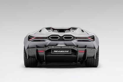 Near-in-stock 1/18 LCD Lamborghini Revuelto Matt Grey Diecast Full Open