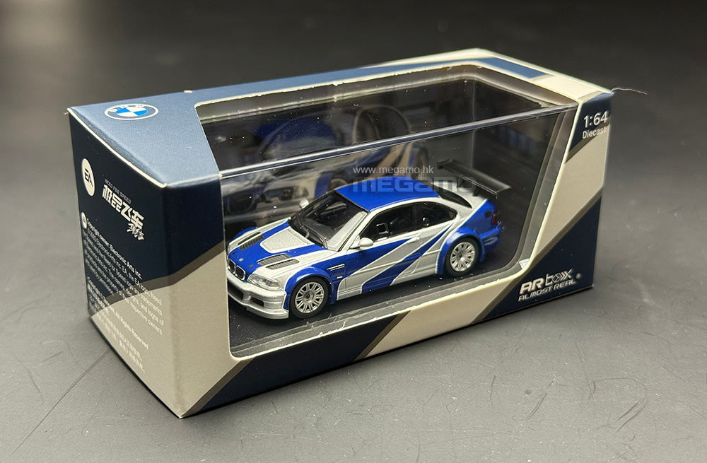 1/64 Almost Real AR Box BMW E46 M3 GTR Need For Speed Diecast