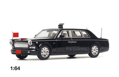 1/64 Almost Real AR Box Red Flag HongQi CA7601 Limousine 2025 China Victory Day Parade Diecast Model