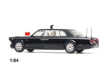 1/64 Almost Real AR Box Red Flag HongQi CA7601 Limousine 2025 China Victory Day Parade Diecast Model