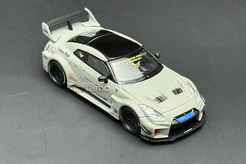 1/64 Mini GT 1248 Nissan LB-Silhouette WORKS GT 35GT-RR R35 Air Force Grey LBWK