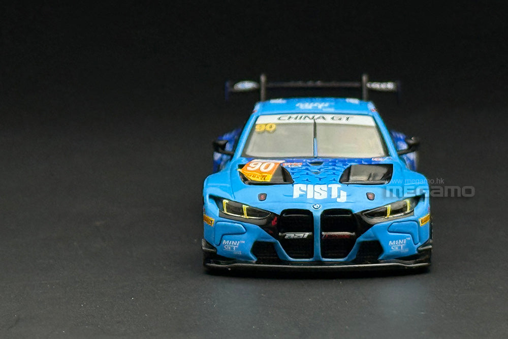 1/64 Mini GT 1215 BMW G82 M4 GT3 EVO #90 2025 China GT Winner FIST Team