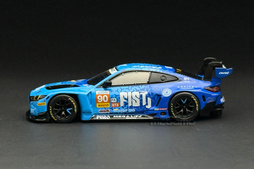 1/64 Mini GT 1215 BMW G82 M4 GT3 EVO #90 2025 China GT Winner FIST Team