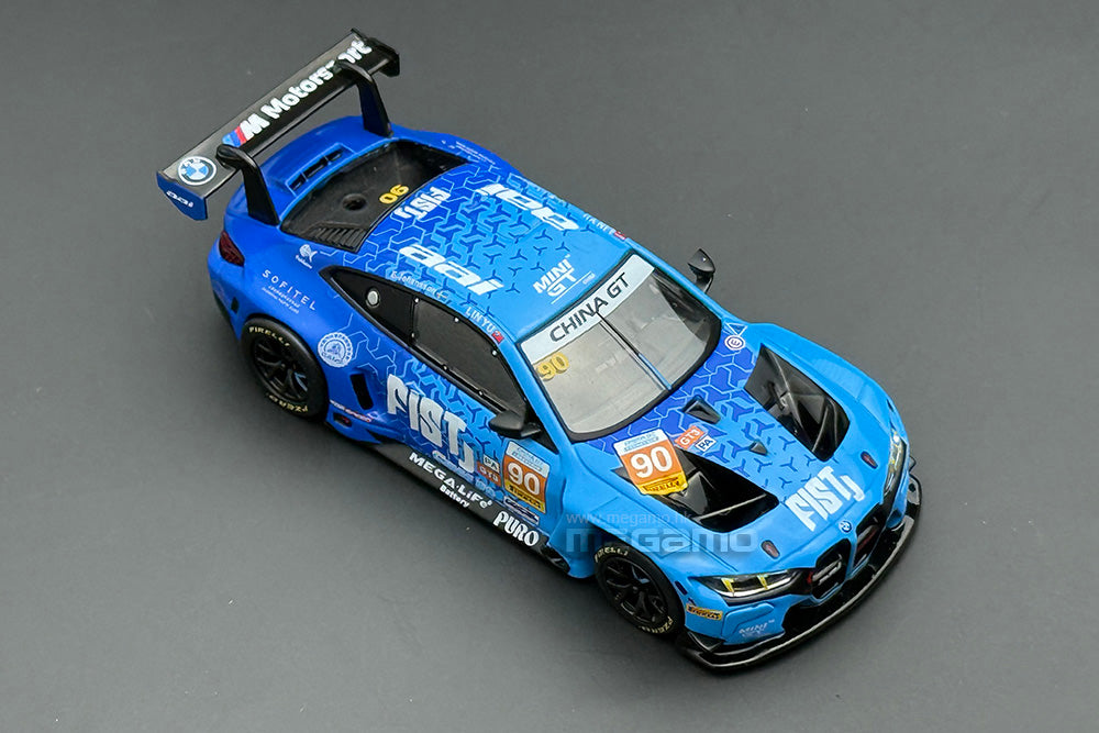 1/64 Mini GT 1215 BMW G82 M4 GT3 EVO #90 2025 China GT Winner FIST Team