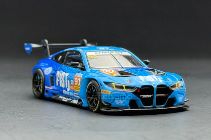 1/64 Mini GT 1215 BMW G82 M4 GT3 EVO #90 2025 China GT Winner FIST Team