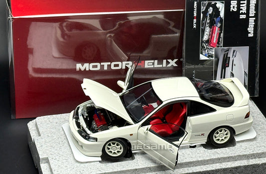 1/18 Motorhelix Honda Integra Type R DC2 Pre-Facelift JDM Diecast Full Open