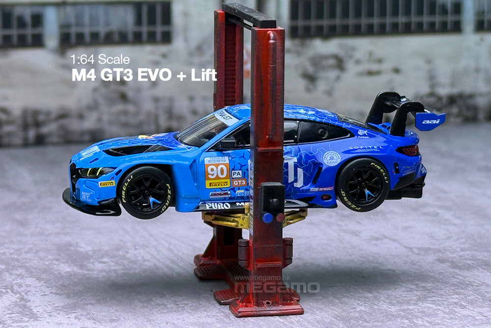 1/64 Mini GT 1215 BMW G82 M4 GT3 EVO #90 2025 China GT Winner FIST Team