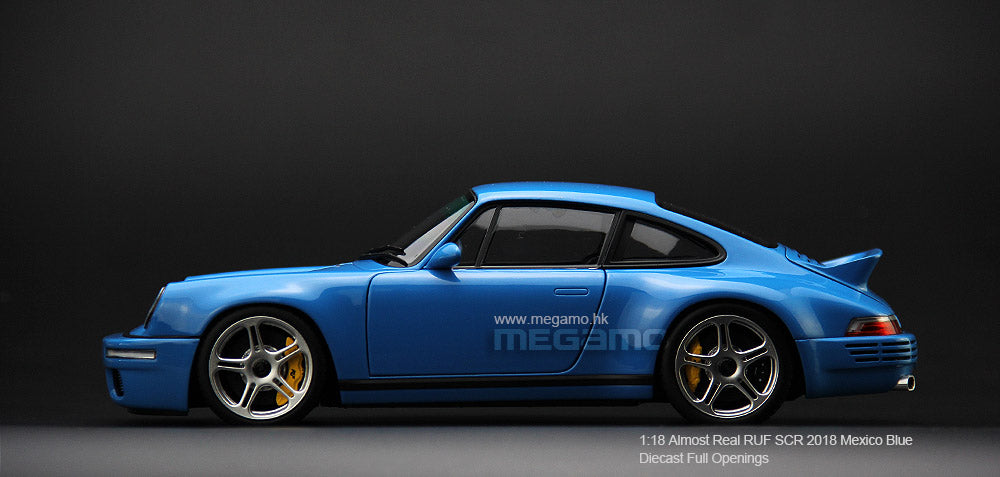Takmer skutočné Porsche 911 964 Ruf Scr Coupe 2018 1:18 Blue Takmer skutočné Porsche 911 964 Ruf Scr Coupe 2018 1:18 Blue