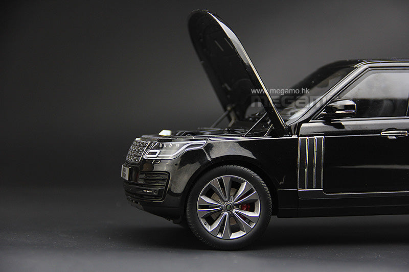 1/18 LCD Range Rover SVA Dynamic 2020 Black Diecast Full Open
