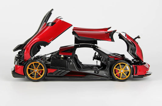 Pre Order 1/18 LCD Pagani Imola Red Silver Diecast Full Open