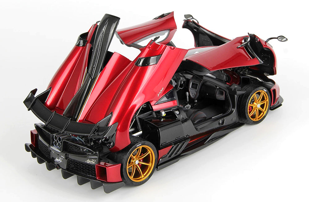 Pre Order 1/18 LCD Pagani Imola Red Silver Diecast Full Open