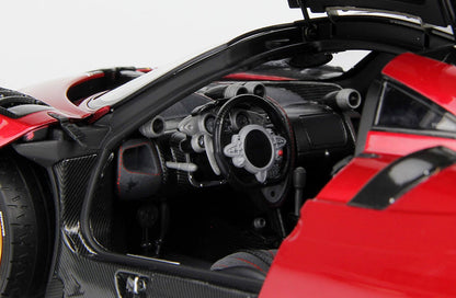 Pre Order 1/18 LCD Pagani Imola Red Silver Diecast Full Open