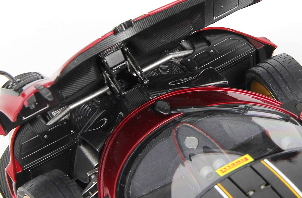 Pre Order 1/18 LCD Pagani Imola Red Silver Diecast Full Open