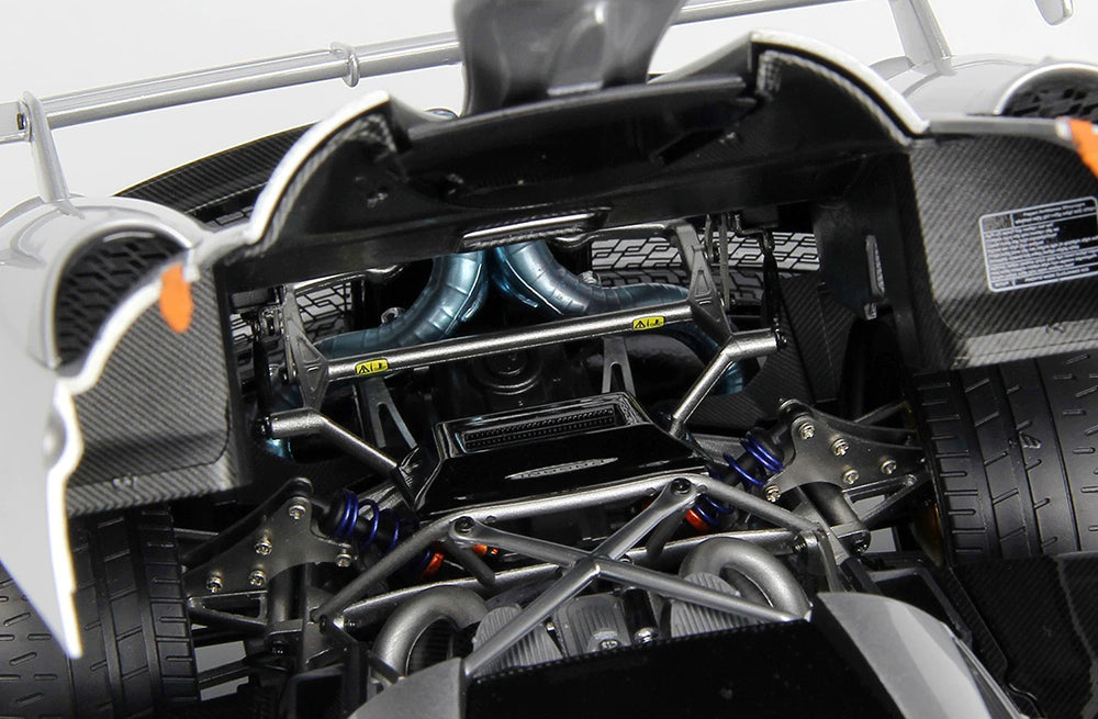 Pre Order 1/18 LCD Pagani Imola Red Silver Diecast Full Open