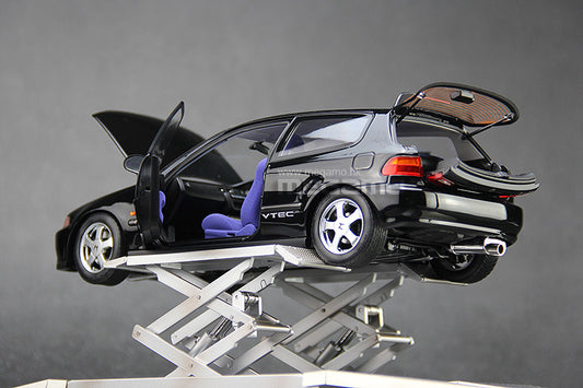 1/18 LCD Honda Civic EG6 SiRII 1995 Red Blue Black JDM with Cross Lift Diecast Full Open Initial-D