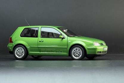 1/18 Norev Volkswagen VW Golf GTI MK4 1998 Green Diecast Full Open