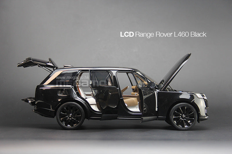 1/18 LCD All New 2022 Range Rover SV L460 Black Diecast Full Open – MEGAMO