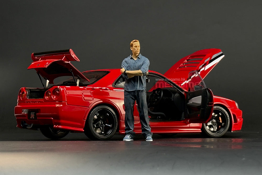 1/18 Motorhelix Nissan Skyline GT-R R34 Nismo CRS Red Diecast Full Open Ltd 499 Pcs