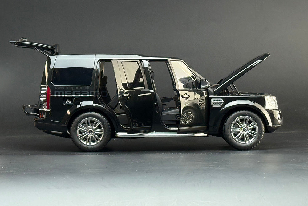 1/18 WHELART Land Rover Discovery 4 Black Green Diecast Full Open