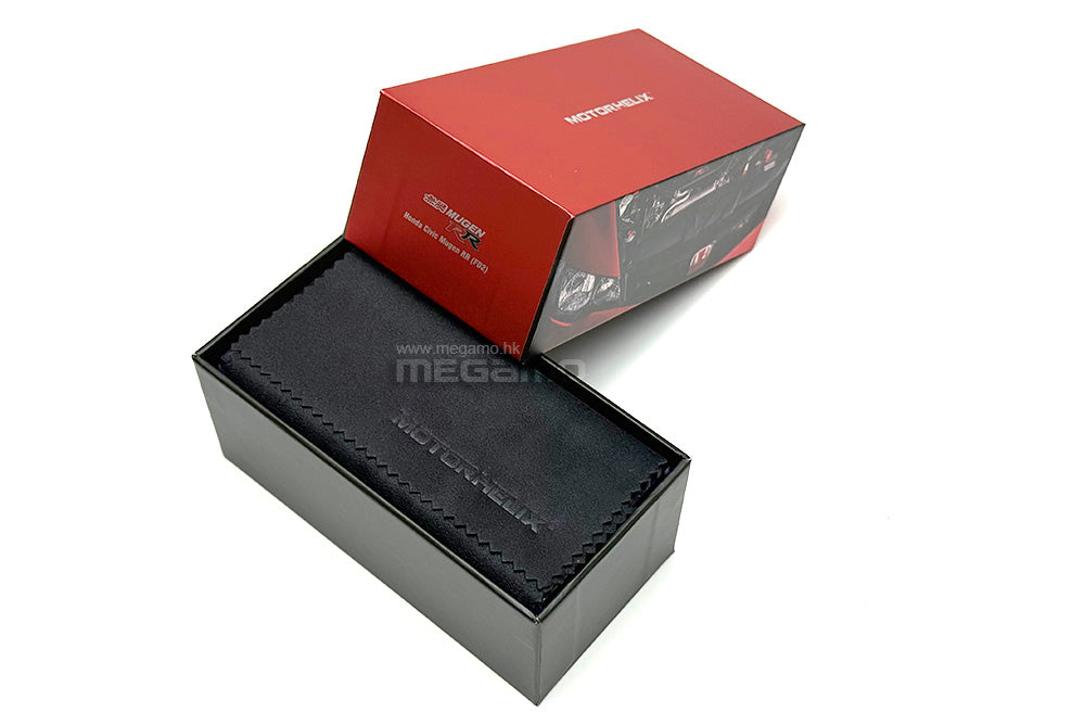 1/64 Motorhelix Honda Civic FD2 Mugen RR Red Openable Hood Diecast Model