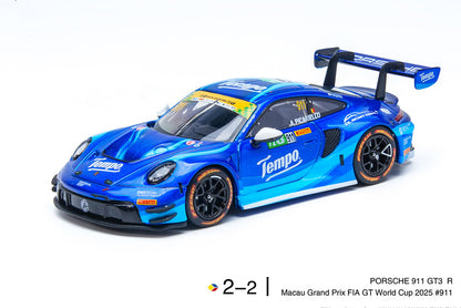 1:64 Almost Real AR Box Porsche 911 GT3 R Macau Grand Prix FIA World Cup 2025 #911 #992