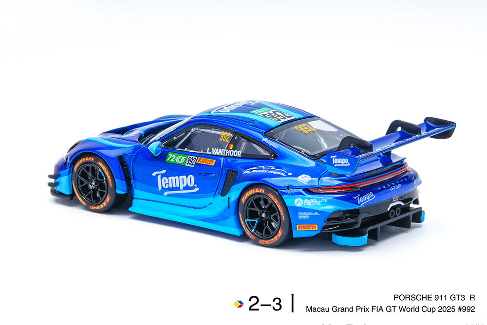 1:64 Almost Real AR Box Porsche 911 GT3 R Macau Grand Prix FIA World Cup 2025 #911 #992