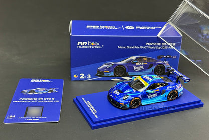 1:64 Almost Real AR Box Porsche 911 GT3 R Macau Grand Prix FIA World Cup 2025 #911 #992