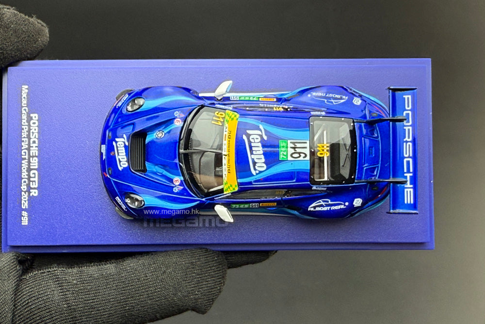 1:64 Almost Real AR Box Porsche 911 GT3 R Macau Grand Prix FIA World Cup 2025 #911 #992