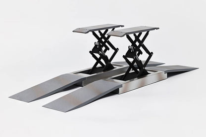 Pre Order 1/18 LCD Scissor Lift Cross Lift Black Silver