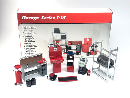 1/18 Garage Shop Essentials Diorama Set