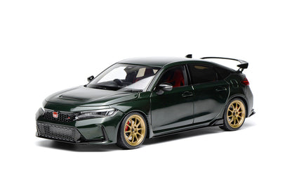 1/18 Motorhelix Honda Civic Type-R FL5 RHD Customized Chameloem Pearl Dark Green JDM Full Open Diecast Model