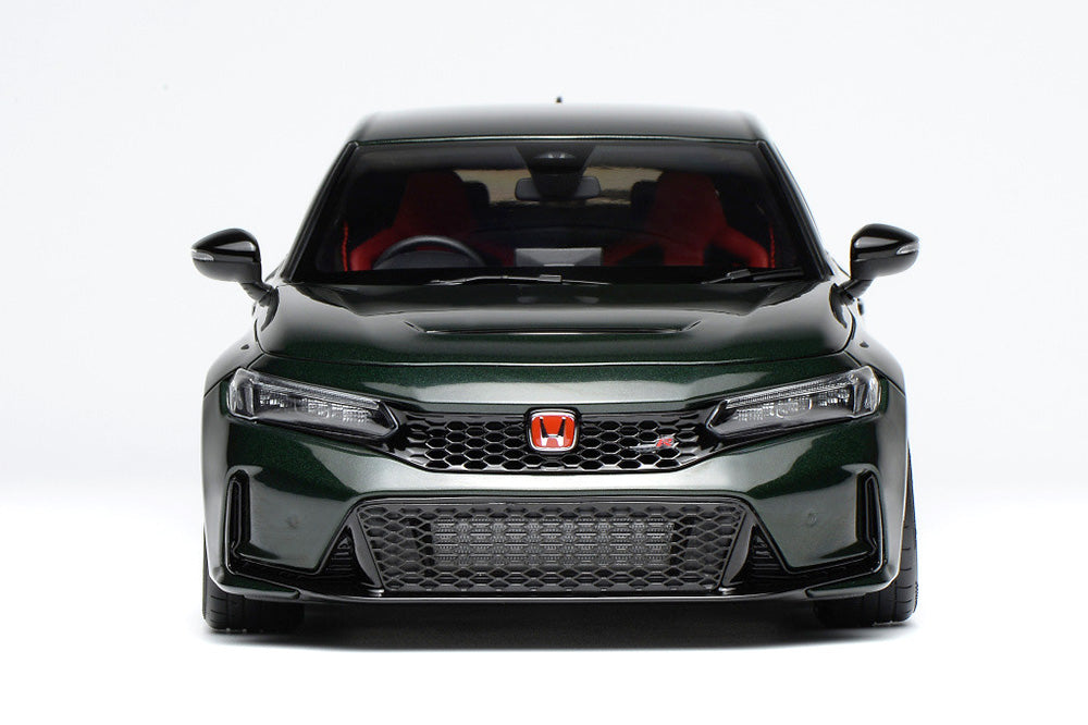 1/18 Motorhelix Honda Civic Type-R FL5 RHD Customized Chameloem Pearl Dark Green JDM Full Open Diecast Model