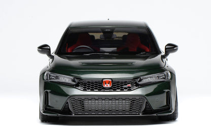 1/18 Motorhelix Honda Civic Type-R FL5 RHD Customized Chameloem Pearl Dark Green JDM Full Open Diecast Model