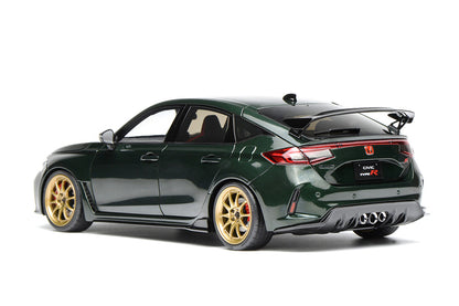 1/18 Motorhelix Honda Civic Type-R FL5 RHD Customized Chameloem Pearl Dark Green JDM Full Open Diecast Model
