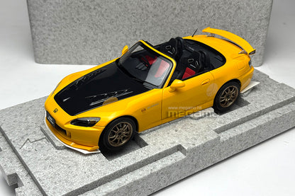 1/18 Motorhelix Honda S2000 Type-S AP2 MUGEN Blue Yellow JDM Diecast Full Open Ltd 399