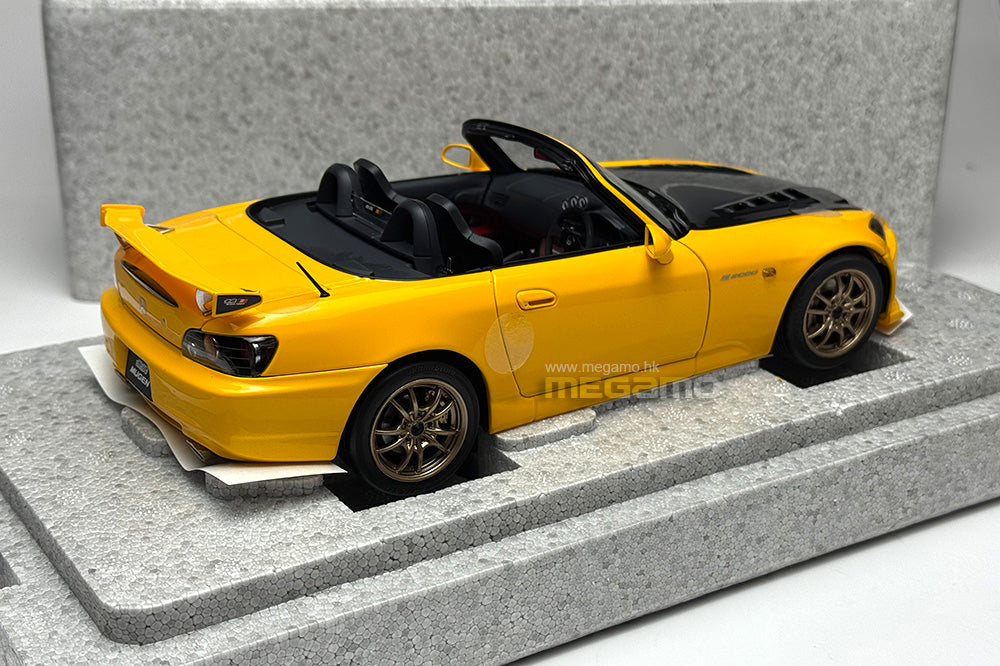 1/18 Motorhelix Honda S2000 Type-S AP2 MUGEN Blue Yellow JDM Diecast Full Open Ltd 399