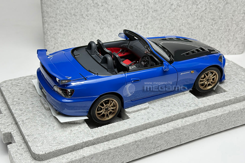 1/18 Motorhelix Honda S2000 Type-S AP2 MUGEN Blue Yellow JDM Diecast Full Open Ltd 399