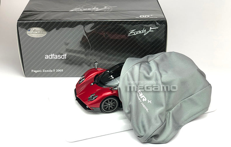 1/18 Almost Real AR+ Pagani Zonda F 2005 Red Diecast Full Open Ltd 504 Pcs