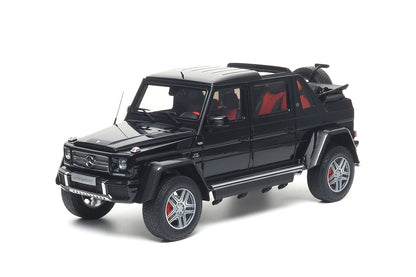 1/18 Almost Real Mercedes-Maybach G 650 Landaulet 2017 W463 Black Working Soft Top Diecast Full Open Model