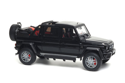 1/18 Almost Real Mercedes-Maybach G 650 Landaulet 2017 W463 Black Working Soft Top Diecast Full Open Model