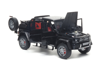 1/18 Almost Real Mercedes-Maybach G 650 Landaulet 2017 W463 Black Working Soft Top Diecast Full Open Model