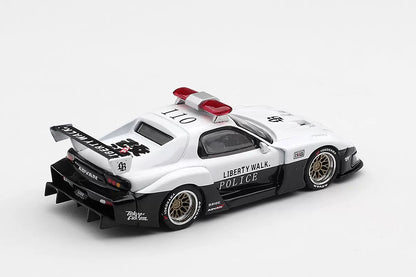 Pre Order 1/64 Mini GT 1231 Mazda RX-7 LBWK Police Car