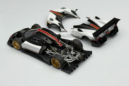 1/64 Almost Real AR Box Pagani Zonda R Matte Carbon Fiber White HEC 2026 Diecast Model