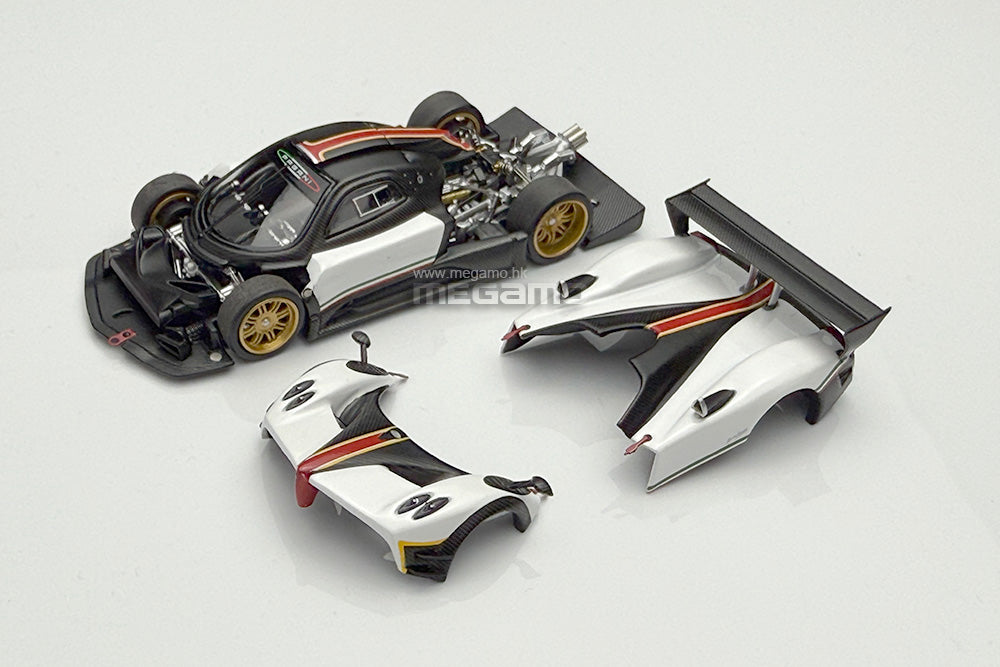 ミニカー Pagani Zonda R 1/64 ARbox Almost Real ARbox 1/64 Pagani Zonda R Matte Carbon Fiber - 收藏家