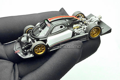 1/64 Almost Real AR Box Pagani Zonda R Matte Carbon Fiber White HEC 2026 Diecast Model