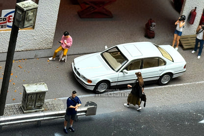 1/64 Almost Real AR Box BMW E38 750iL White Diecast Model