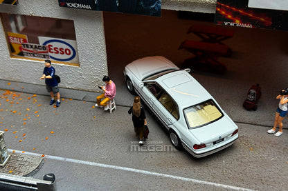 1/64 Almost Real AR Box BMW E38 750iL White Diecast Model